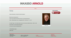 Desktop Screenshot of inkasso-arnold.com